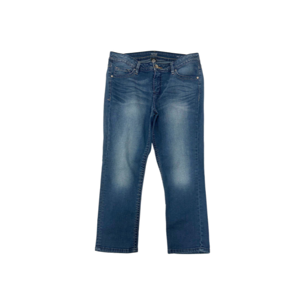 a.n.a Ankle Jeans Cropped Embroidered Pockets Denim Blue Women’s Size 30/10